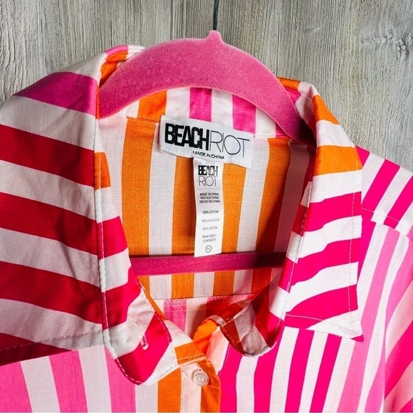 Beach Riot Alexa Sunset Stripe Shirt - Picture 4 of 6
